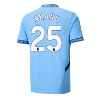 Maglia Calcio Manchester City Manuel Akanji #25 Prima Divisa 2024-25 Manica Corta